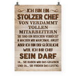 Ich bin ein stolzer Chef – Lustiges Poster fürs Büro – Produktansicht 1