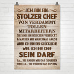 Ich bin ein stolzer Chef – Lustiges Poster fürs Büro – Produktansicht 2