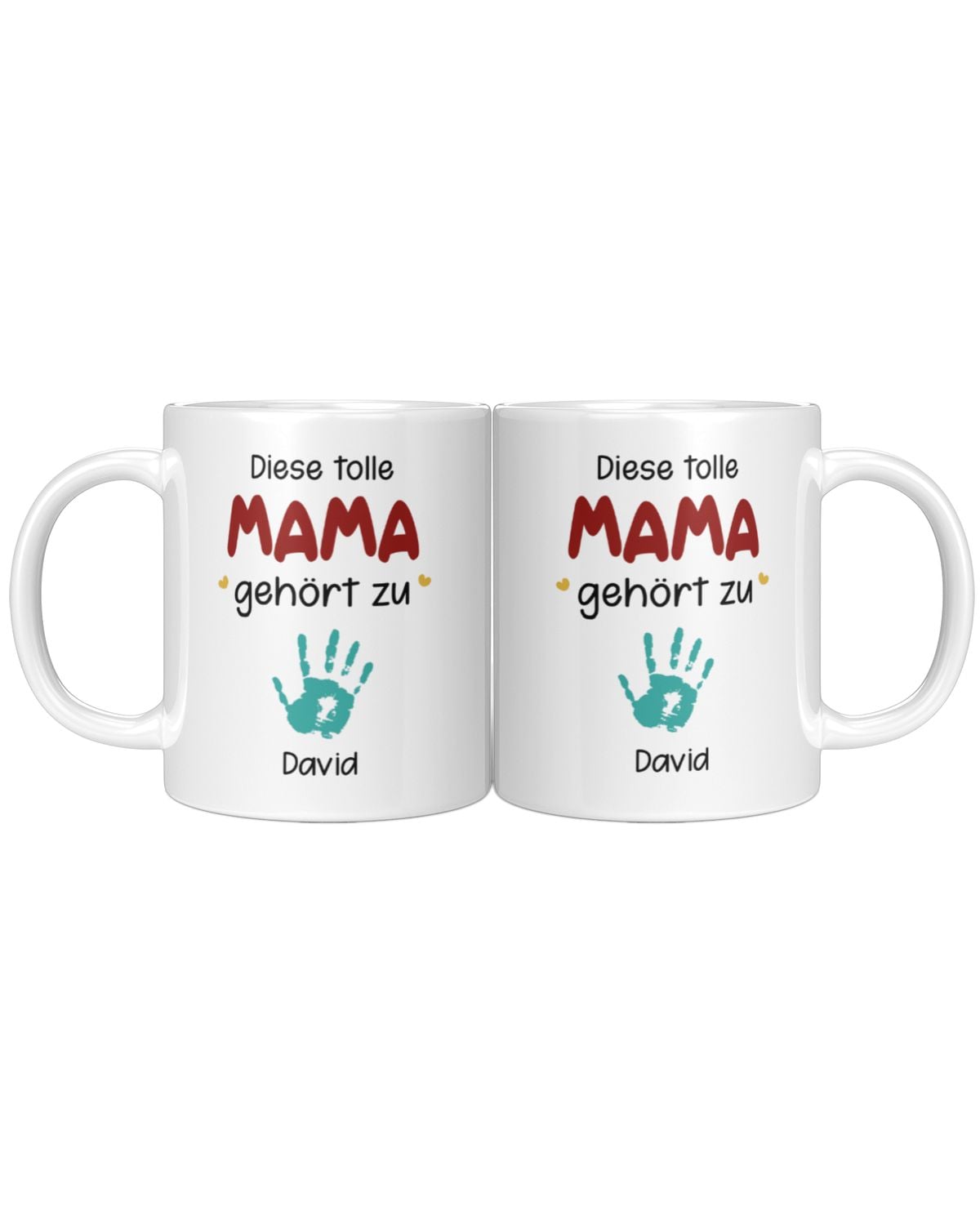 Diese tolle Mama gehört zu Personalisierte Tasse - Geschenk für Mama – Ansicht 6