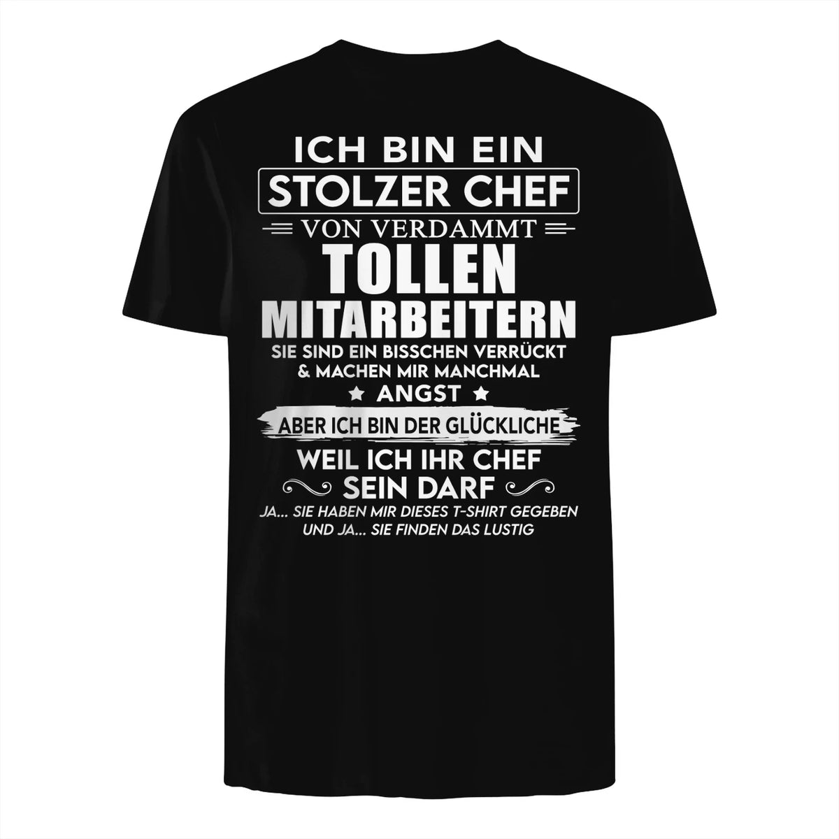 Ich bin ein stolzer Chef – T-Shirt für Vorgesetzte – Produktansicht 1