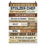Stolzer Chef tolle Mitarbeiter – Lustiges Poster fürs Büro – Produktansicht 1