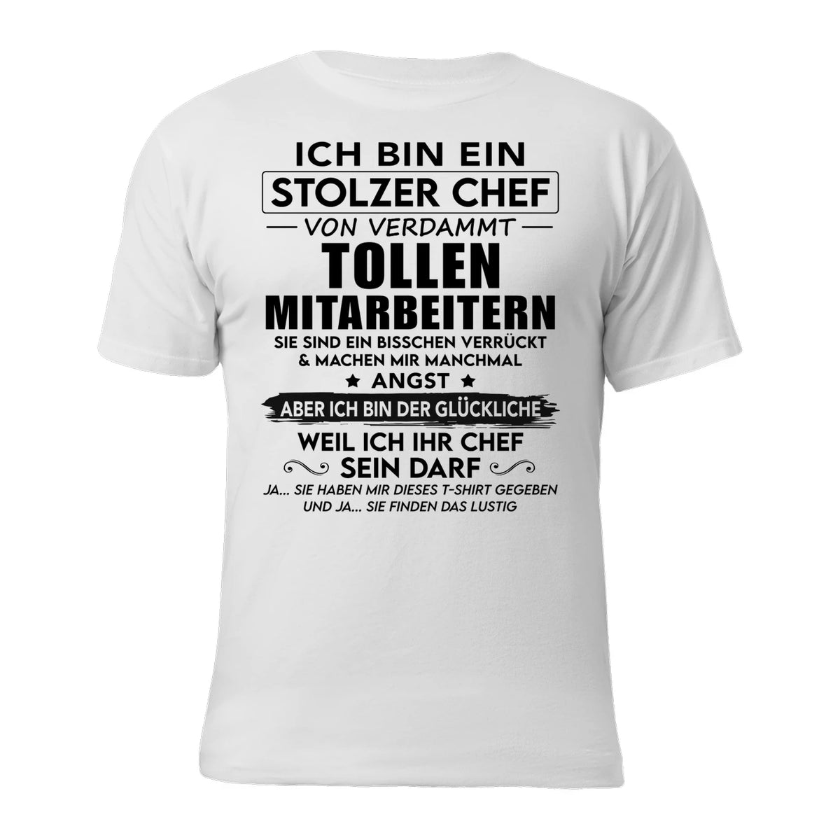 Stolzer Chef toller Mitarbeiter – Lustiges Chef-T-Shirt – Produktansicht 1
