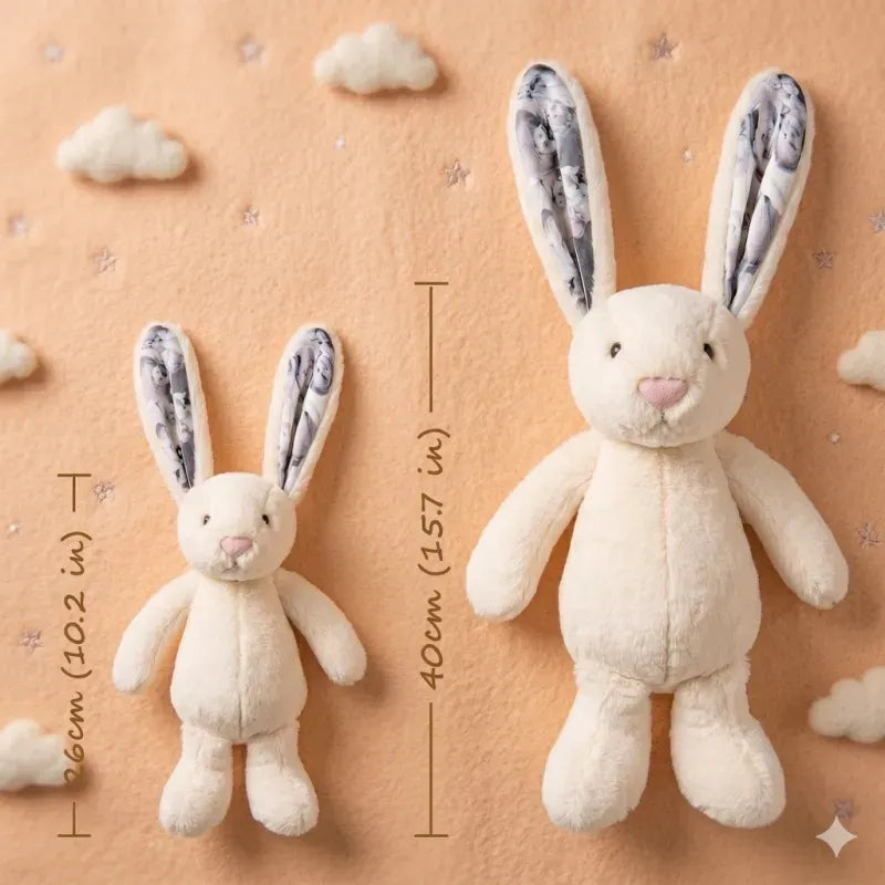 Foto-Plüschhase in Farbe – Personalisierte Geschenke für Paare