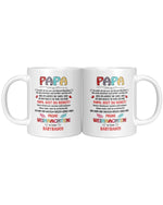Weihnachts-Tasse für Papa – Geschenk vom Babybauch – Emotionale Botschaft für werdende Väter – Keramik Kaffeetasse – Frohe Weihnachten Papa – Ansicht 6