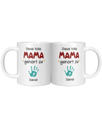 Diese tolle Mama gehört zu Personalisierte Tasse - Geschenk für Mama – Ansicht 6