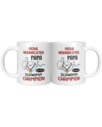 Weihnachts-Tasse für Papa – Lustiges Geschenk von deinem Schwimm Champion – Humorvolle Keramik Kaffeetasse – Frohe Weihnachten Papa – Ansicht 6