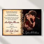 Dein letztes Alles sein – Personalisiertes Poster mit Foto und Namen