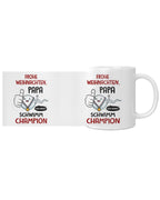 Weihnachts-Tasse für Papa – Lustiges Geschenk von deinem Schwimm Champion – Humorvolle Keramik Kaffeetasse – Frohe Weihnachten Papa – Ansicht 4