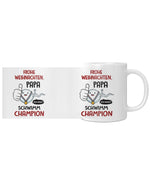 Weihnachts-Tasse für Papa – Lustiges Geschenk von deinem Schwimm Champion – Humorvolle Keramik Kaffeetasse – Frohe Weihnachten Papa – Ansicht 4