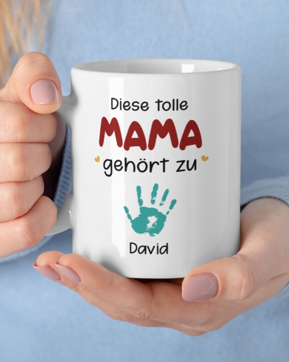 Diese tolle Mama gehört zu Personalisierte Tasse - Geschenk für Mama – Ansicht 5