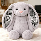 Plüschhase mit Foto-Ohren – Personalisierte Geschenke für Paare
