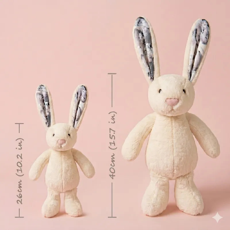 Plüschhase mit Foto-Ohren – Personalisierte Geschenke für Paare